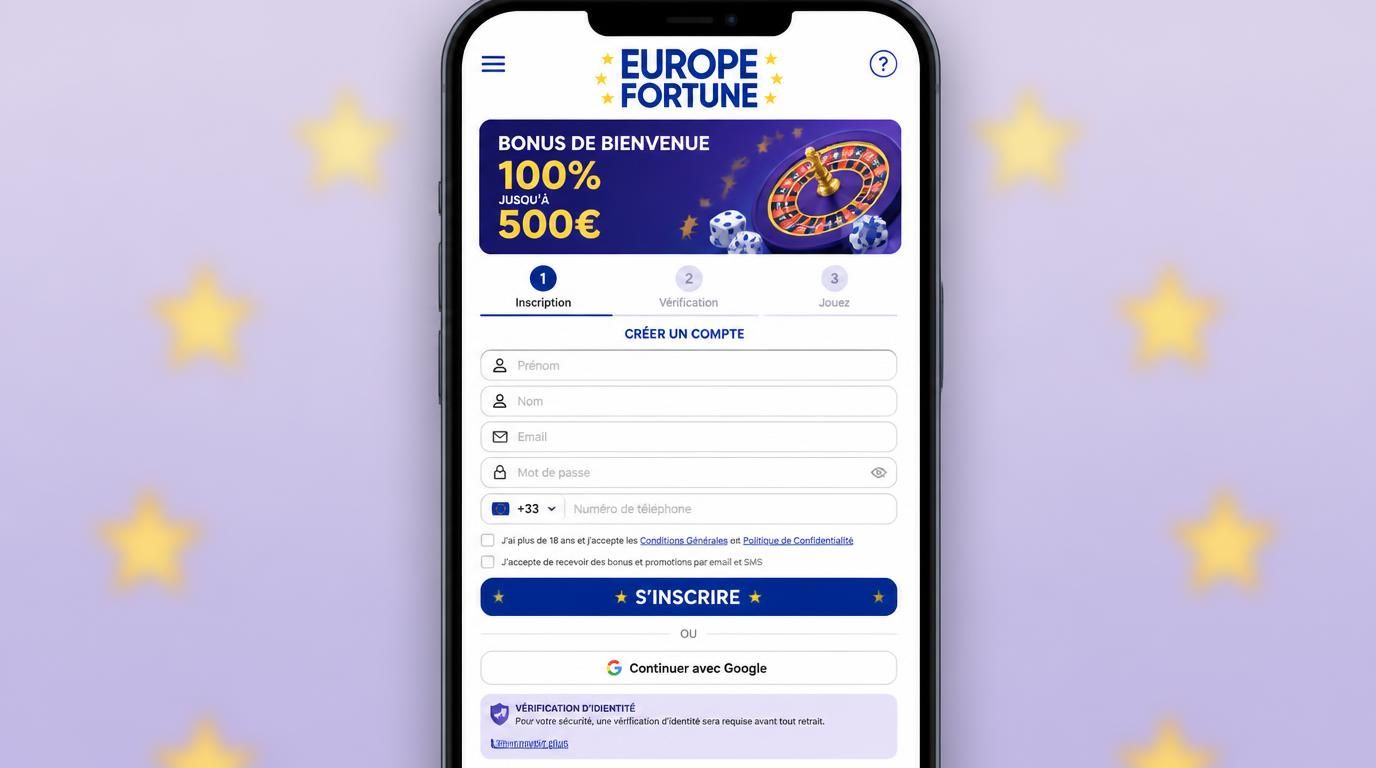 Inscription mobile fluide et vérifiée